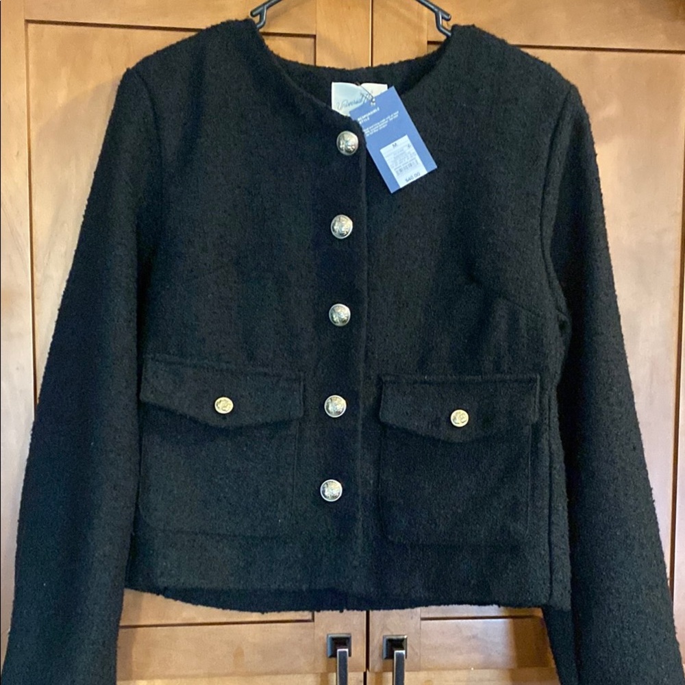 Universal Black Textured Blazer